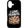 Peanut Lovers Appreciation Enthusiasts Custodia per iPhone 17 Slogan divertente per gli appassionati di I Love Peanuts
