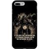 Motorcycle Gospel & Christian Faith Ride Custodia per iPhone 7 Plus/8 Plus If The Devil Isn't Bothering You... Men Christian Motorcycle