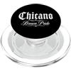 Mexicano Chicano Apparel Chicano Messicano Messico Marrone Latino Raza Barrio Pride Latina PopSockets PopGrip per MagSafe