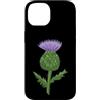 Sunburst Designs Custodia per iPhone 14 Fiore di cardo scozzese
