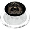 Motorcycle Gospel & Christian Faith Ride If The Devil Isn't Bothering You... Men Christian Motorcycle PopSockets PopGrip per MagSafe