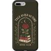 Vintage Rose Book Club Romance Custodia per iPhone 7 Plus/8 Plus Book Club Reader Book Lover Letteratura Rose Vintage