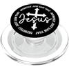 Studio Ispirazione Fede Giocosa Design Divertente con Croce per la Fede Cristiana PopSockets PopGrip per MagSafe