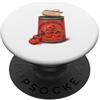Gusto Italiano Vintage Art Pomodori San Marzano DOP Napoli Pomodoro Art PopSockets PopGrip Adesivo