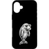 Dugongo Regalo Custodia per iPhone 16 Plus Cool Dugongo Occhiali Disegno Mucca Marina