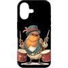 Rocking Robin Bird Outfit Custodia per iPhone 17 Grazioso costume da pettirosso con cappello e tamburi