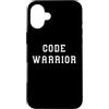 YO! Custodia per iPhone 16 Plus Code Warrior - Dichiarazione scientifica divertente