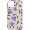 Floral Aesthetic Flower Botanical Gifts Custodia per iPhone 14 Plus Fiori viola lilla modello fiori da giardino floreale