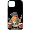 Rocking Robin Bird Outfit Custodia per iPhone 15 Plus Grazioso costume da pettirosso con cappello e tamburi