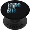 Limited Edition July 2016 Legendary Year Luglio 2016 Anno 2016 Retro 2016 Vintage Edizione Limitata PopSockets PopGrip Adesivo