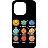 Solar System Astronomy Space Science Pla Custodia per iPhone 15 Pro Sistema Solare Astronomia Galassia Spazio Pianeta Amante Scienza Kid