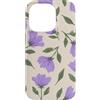 Floral Aesthetic Flower Botanical Gifts Custodia per iPhone 14 Pro Fiori viola lilla modello fiori da giardino floreale