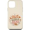 Book Babe | Feminine Reading Custodia per iPhone 12 mini Lettura floreale del papavero della California amante del libro