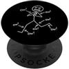 Ow Ow Ow Stickman Chronic Pain Awareness Ow Ow Ow Funny Stickman Humorous Consapevolezza del dolore cronico PopSockets PopGrip Adesivo