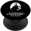 Wisdom and Wit Apparel for Intellectual Doppio piacere di ingannare l'ingannatore Machiavelli citazione PopSockets PopGrip Adesivo