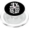 COOL BASEBALL DESIGNS AND OUTFITS 3 ANNI DI BEING AWESOME BASEBALL 3. COMPLEANNO PopSockets PopGrip per MagSafe