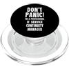 IT Service Management Department Gifts & Responsabile della continuità dei servizi IT PopSockets PopGrip per MagSafe