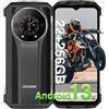 DOOGEE S110 Rugged Smartphone, 22GB RAM+256GB ROM, 10800mAh, 66W Ricarica Rapida, Android 13 Telefono Indistruttibile, 6,6 FHD+ 120Hz 50MP Fotocamera/GPS/NFC/ IP68/ IP69K