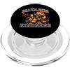 Gifts For Lovers Of Peace Kill 'Em With Kindness Cuori Fiori Orsetto Grafica PopSockets PopGrip per MagSafe