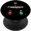 Absurd Humor Catch Tees Funny Fish Calling Phone Screen Meme Design PopSockets PopGrip Adesivo
