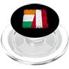 Ivory Coast Austria Heritage Flags Costa d'Avorio Bandiera Austria | Radici Austriache Ivoriane PopSockets PopGrip per MagSafe