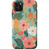Floral Aesthetic Flower Botanical Gifts Custodia per iPhone 11 Pro Max Fiori di campo verde menta floreale