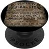 Manu Bay Surf Company Il Prairie Post General Store Old West PopSockets PopGrip Adesivo