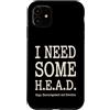 Sarcastic Acronyms Couples Humor Custodia per iPhone 11 Ho bisogno di abbracci Incoraggiamento Devozione Acronimi