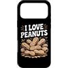 Peanut Lovers Appreciation Enthusiasts Custodia per iPhone 17 Pro Max Slogan divertente per gli appassionati di I Love Peanuts