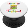 Mark Ewbie Designs Parla con la mano PopSockets PopGrip Adesivo