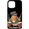 Rocking Robin Bird Outfit Custodia per iPhone 13 Pro Max Grazioso costume da pettirosso con cappello e tamburi