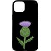 Sunburst Designs Custodia per iPhone 15 Plus Fiore di cardo scozzese