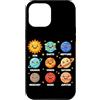 Solar System Astronomy Space Science Pla Custodia per iPhone 12 Pro Max Sistema Solare Astronomia Galassia Spazio Pianeta Amante Scienza Kid