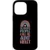 Matching Personalized First Name Merch f Custodia per iPhone 14 Pro Max Le mie persone preferite mi chiamano zia Violet Nome zia