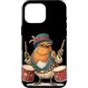 Rocking Robin Bird Outfit Custodia per iPhone 16 Pro Max Grazioso costume da pettirosso con cappello e tamburi