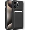 Cool Cover Card per iPhone 15 Pro MAX Nero