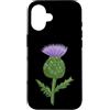 Sunburst Designs Custodia per iPhone 16 Fiore di cardo scozzese