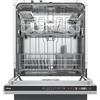 Teka DFI 46700 Lavastoviglie 60 cm Integrabile, Lavastoviglie per 14 Posate con Terzo Spruzzatore Superiore e 7 Programmi di Lavaggio, Sensori SmartSensor e MultiCleaner, Colore Nero