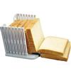 Alipis Affettatrice per Pane Pieghevole in Abs Bianco, Guida Manuale