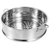 Zerodeko Cestello Vaporiera in Acciaio Inox Vaporiera Multifunzionale Per Cottura a Vapore Con Fori Uniformi Lavabile in Lavastoviglie Per Riso Uova Pesce E Verdure 11.42 X 9.06 X 2.56 in