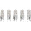 JZLBBC Lampadine Alogena G9 230V 20W 40W 60W Dimmerabile Lampadina G9 A Capsula Lampada Base Alogena Bianca Calda,40 W,5Pc