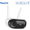 Reolink 4K Telecamera WiFi Esterno 180°, WiFi 6 Dual-Band, Elite WiFi