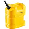 VEVOR Contenitore per Carburante 19 L, Serbatoio per Benzina con Beccuccio e Scala Trasparente, Portata Massima 0,25L/s, per la Maggior Parte di Auto, Moto, SUV, ATV, UTV, Giallo, 1 Confezione