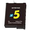 CQJFCYBRA 2100mAh PJ-Osmo360, Compatibile For DJI, For Osmo Action 5 Pro 4 Batteria For Fotocamera Batteria Ricaricabile + Caricabatterie A 3 Slot(A battery)