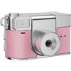 Generic Fotocamera tascabile vintage 2K con obiettivo flip a 180 gradi e luce di riempimento a LED, piccola fotocamera digitale di tipo C, ricarica per bambini, viaggi, principianti, regalo per feste