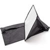 vhbw diffusore, softbox compatibile con Nikon Speedlight SB-600, SB-700, SB-900, SB-800 flash, fotocamera - plastica nero, 22 x 32 cm