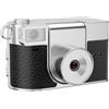 Generic Fotocamera tascabile vintage 2K con obiettivo flip a 180 gradi e luce di riempimento a LED, piccola fotocamera digitale di tipo C, ricarica per bambini, viaggi, principianti, regalo per feste