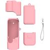 Shurhome Custodia protettiva in silicone per fotocamera Pocket 4 Action Camera, custodia protettiva per fotocamera paraurti, copertura morbida in silicone