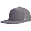 AOPREL Cappello da baseball a tesa piatta regolabile Snapback Cappelli per uomo Trucker Mesh Performance Hat per Hip Hop Sport Allenamento Grigio scuro