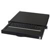 Aixcase AIX-19K1UKUSTB-B - Tastiera - montabile su rack - PS/2, USB - USA - Nero, RAL 9005